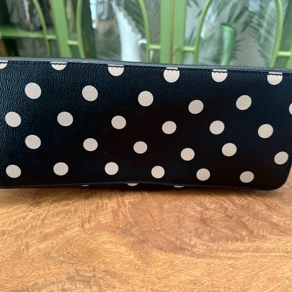 Kate Spade Black and Pink Polka Dot Wellesley Handbag and Neda Wallet Set - Picture 5 of 16
